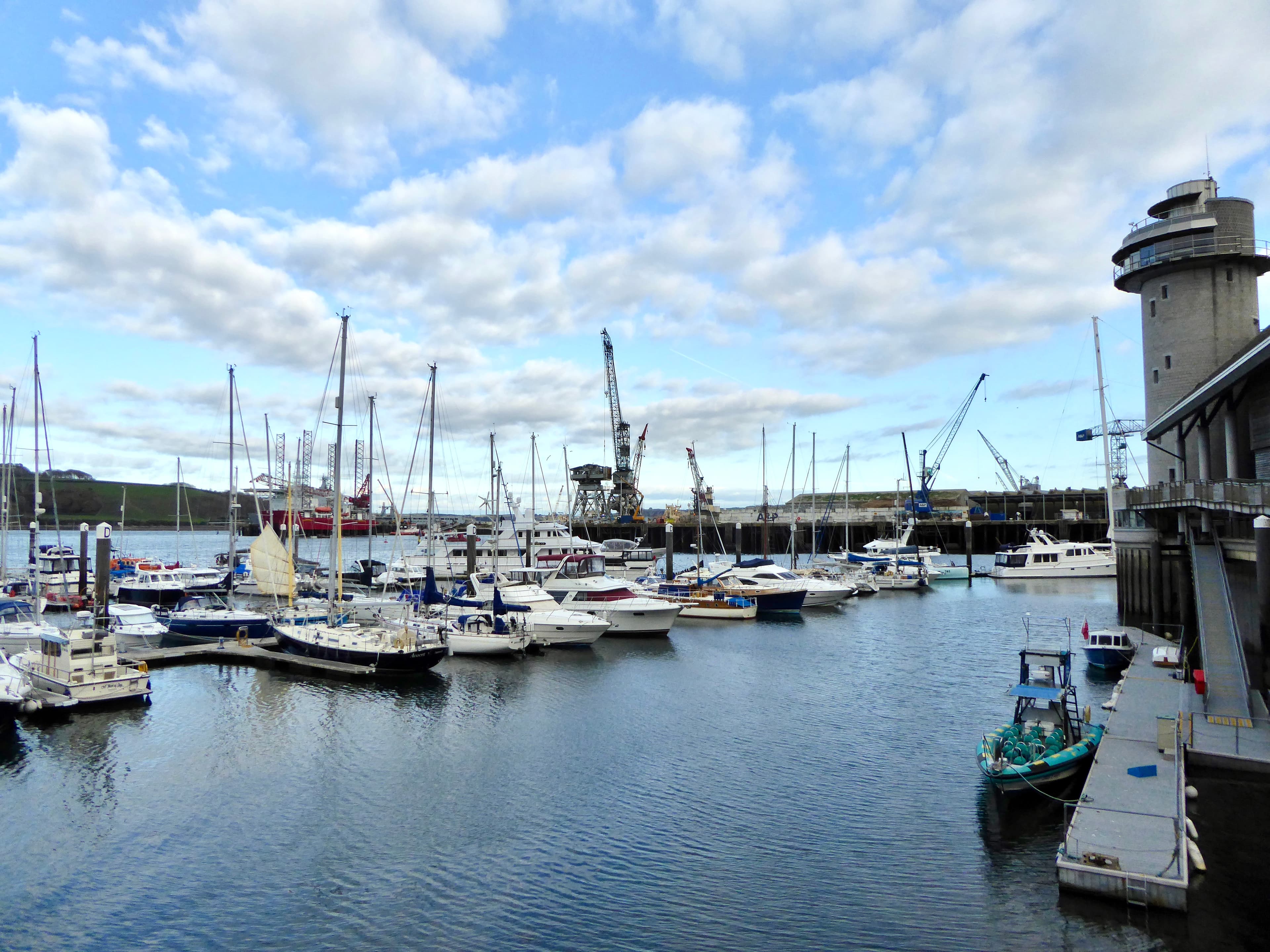 Falmouth Harbour and its marina